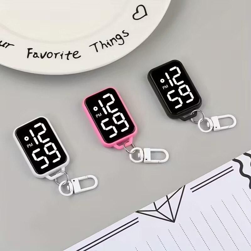 Digital Clock Keychain – Mini LED Time Display (Assorted Colors)