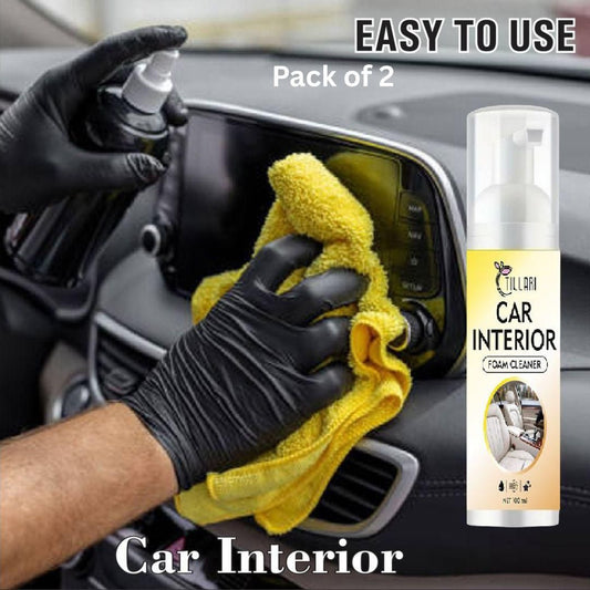 Car Interior Foam Cleaner – Deep Cleaning Solution (Pack of 2)
