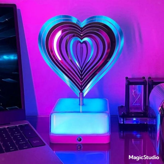 Crystal LED Table Lamp – Touch & App Control | Multicolor RGB