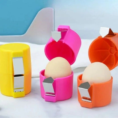 HemicoEgg cracker Tool for Raw Eggs Egg Shell Opener, Handheld Eggs Breaker