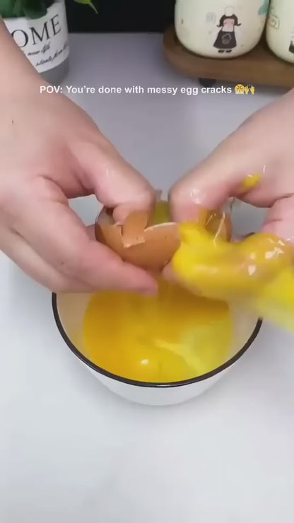 HemicoEgg cracker Tool for Raw Eggs Egg Shell Opener, Handheld Eggs Breaker