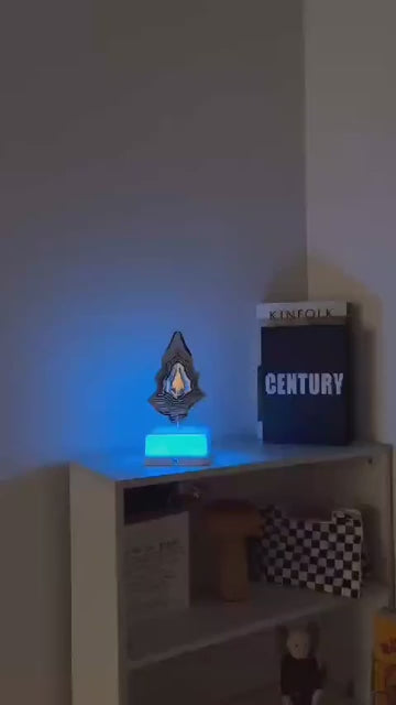 Crystal LED Table Lamp – Touch & App Control | Multicolor RGB